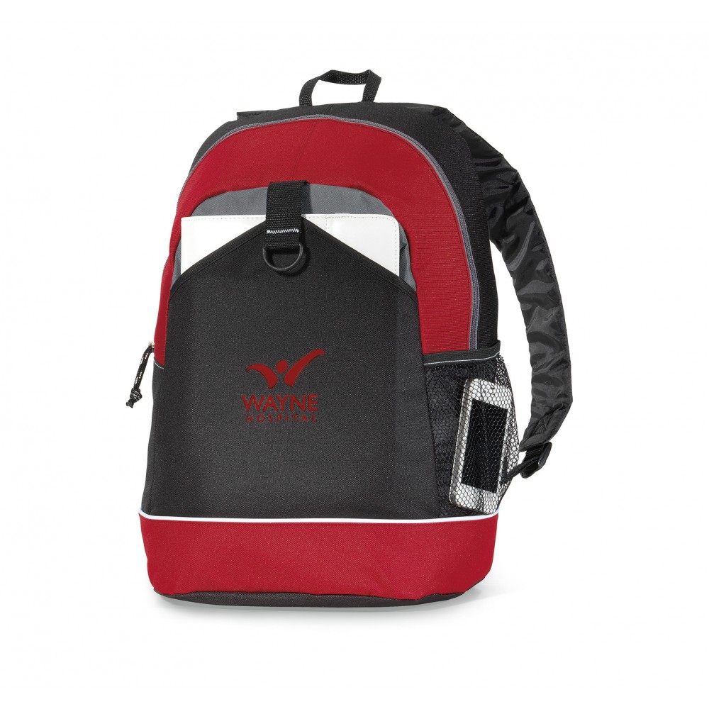 Canyon Backpack - Red with Logo