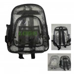 Customized PVC Clear Zipper Backpack MOQ 50PCS