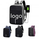 Anti-theft Lock USB Charging Light Reflective Laptop Backpacks with Logo