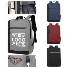 Business-Style Laptop Backpack with Logo  Business-Style Laptop Backpack with Logo