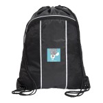 Customized Surf Drawstring Backpack with Pocket