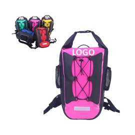 Outdoor Rafting Camping Waterproof Backpack with Logo  Outdoor Rafting Camping Waterproof Backpack with Logo