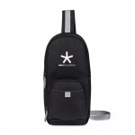 Repeat Recycled Poly Sling - Medium Grey with Logo