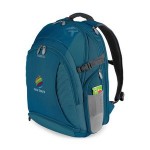 Logo Imprinted American Tourister Voyager Deluxe Computer Backpack - Tidal Blue