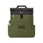 Charlie Cotton Computer Backpack - Deep Forest Green Custom Embroidered