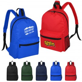 Budget Heavy Duty 16" Backpack with Logo  Budget Heavy Duty 16" Backpack with Logo