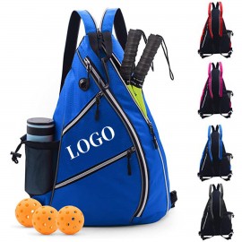 Logo Branded 35L Adjustable Pickleball Bag with Fence Hook