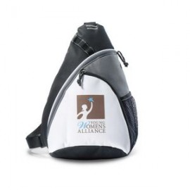 Wave Sling Bag - White with Logo