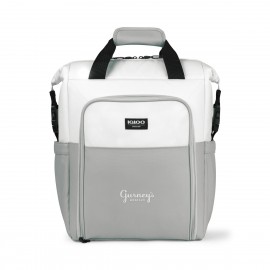 Igloo Seadrift Switch Backpack Cooler - White-Grey with Logo
