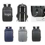 Logo Branded Fashion Unisex Water Proof Luggage Backpack With USB Port