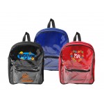Logo Branded Colored Clear Backpack