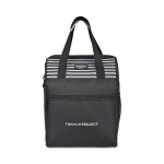 Promotional Igloo Leftover Essentials Backpack Cooler - Black & White Stripes