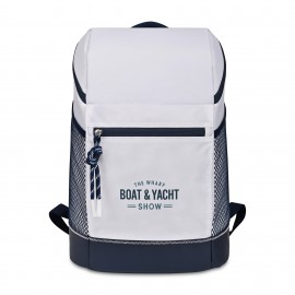 Personalized Harborside Backpack Cooler - White