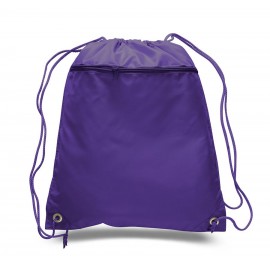 Polyester drawstring backpack with Logo