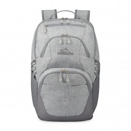 High Sierra Swoop SG Laptop Backpack - Silver Heather with Logo  High Sierra Swoop SG Laptop Backpack - Silver Heather with Logo