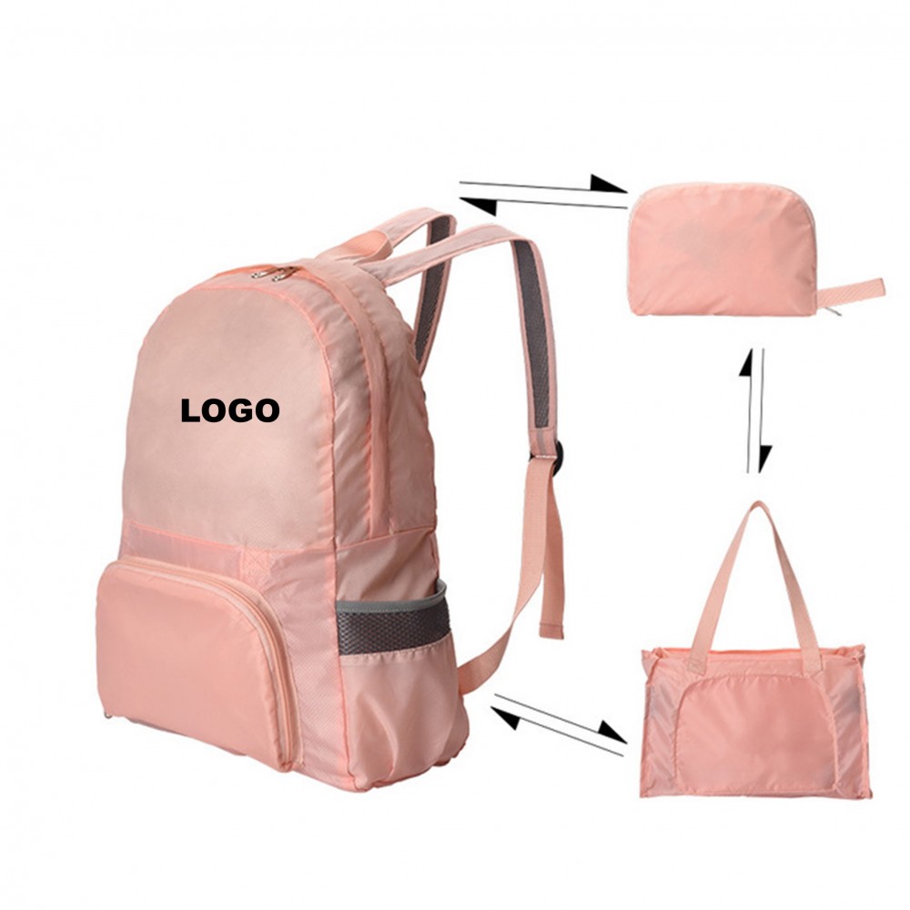 Foldable Ultra Lightweight Hiking Backpack with Logo