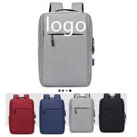 Multi Function Student Tech Laptop Backpack with Logo