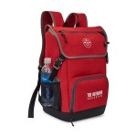 Custom Embroidered Ollie Computer Backpack - Red