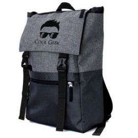 Landlock Chambray Backpack Gusset with Logo  Landlock Chambray Backpack Gusset with Logo