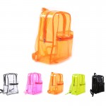 Custom Printed PVC Water Resistant Clear Backpacks