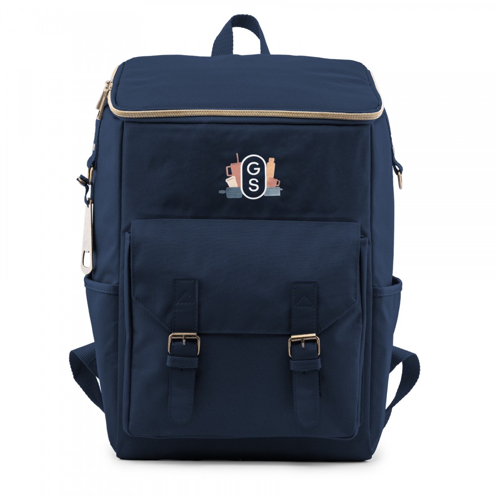 Recycled Chilli Cooler Backpack with Logo