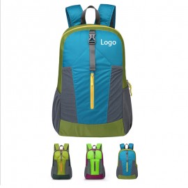 30L Water Resistant Rip-Stop Travel Backpack with Logo