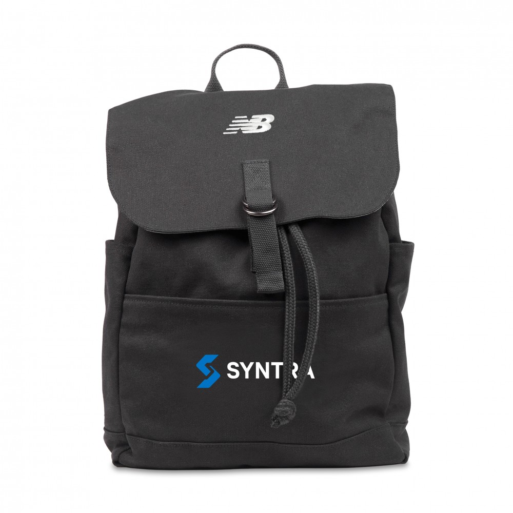 New Balance Canvas Backpack - Black with Logo