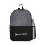 Astoria Backpack - Granite Heather Grey with Logo