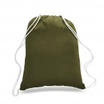 Cotton Drawstring Cinch Bag - Small - Colors Logo Imprinted