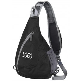 Customized Chest Sling Shoulder Backpacks Bags Cross body Rope Triangle Rucksack for Cycling Walking Hiking
