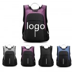 Anti Theft Reflective Laptop Backpack With USB Port And Handler with Logo
