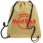 Promotional Non-Woven Drawstring Backpack USA Decorated (16" x 18")