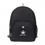 Repeat Recycled Poly Backpack - Medium Grey with Logo