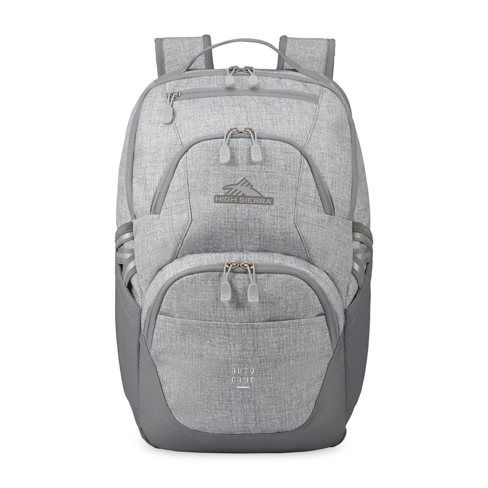 Custom High Sierra Swoop SG Laptop Backpack - Silver Heather Custom High Sierra Swoop SG Laptop Backpack - Silver Heather