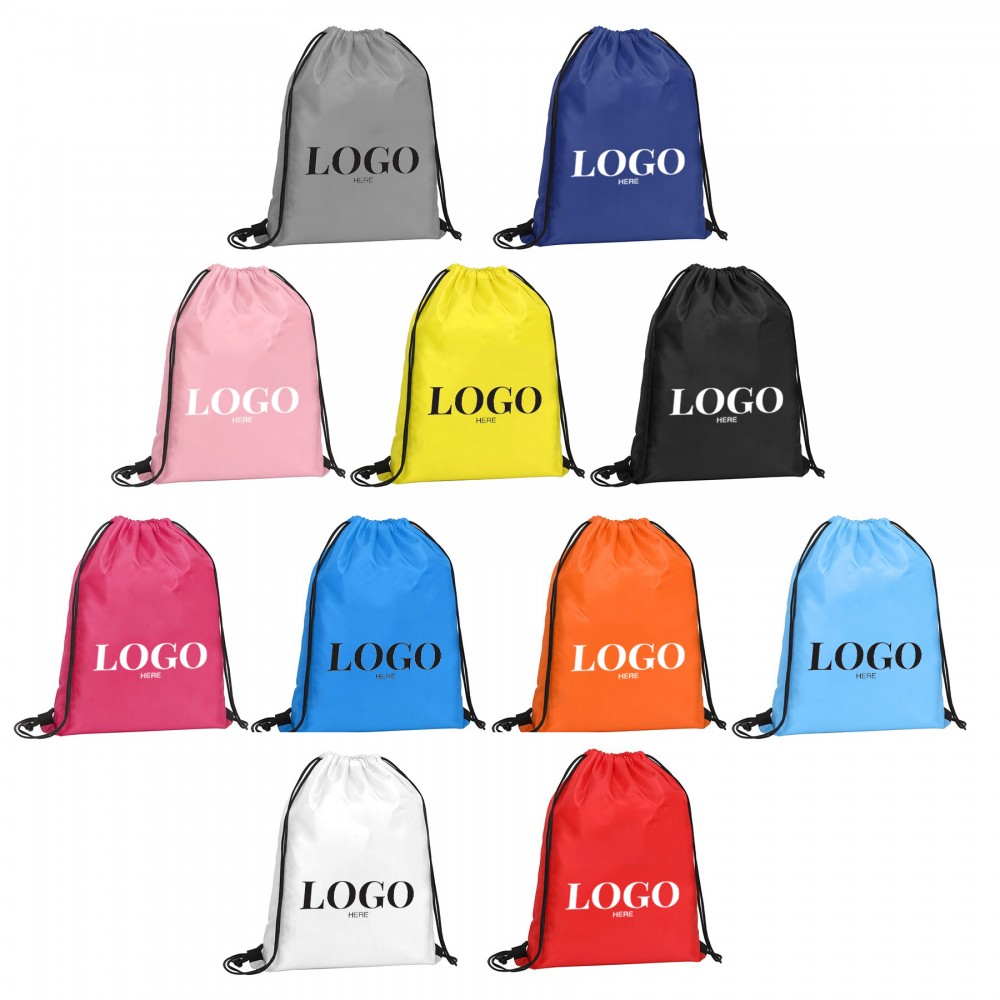 Customized Lightweight Drawstring Backpack 14" X 17"
