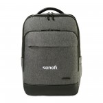 Samsonite Cablewood Laptop Backpack - Charcoal Heather with Logo
