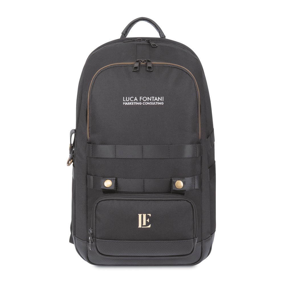 Sidekick Laptop Backpack - Black with Logo