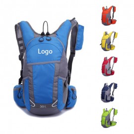 Logo Branded Lightweight Waterproof Rip-Stop Hiking Backpack  Logo Branded Lightweight Waterproof Rip-Stop Hiking Backpack