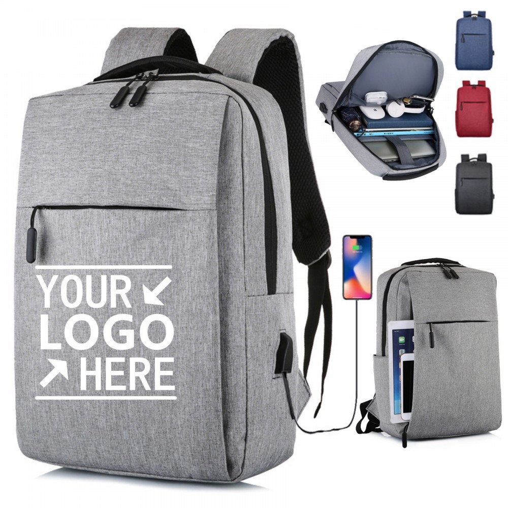 Practical Laptop Backpack with Logo