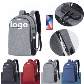 Personalized Anti-theft Lock USB Charging Port Laptop Backpacks