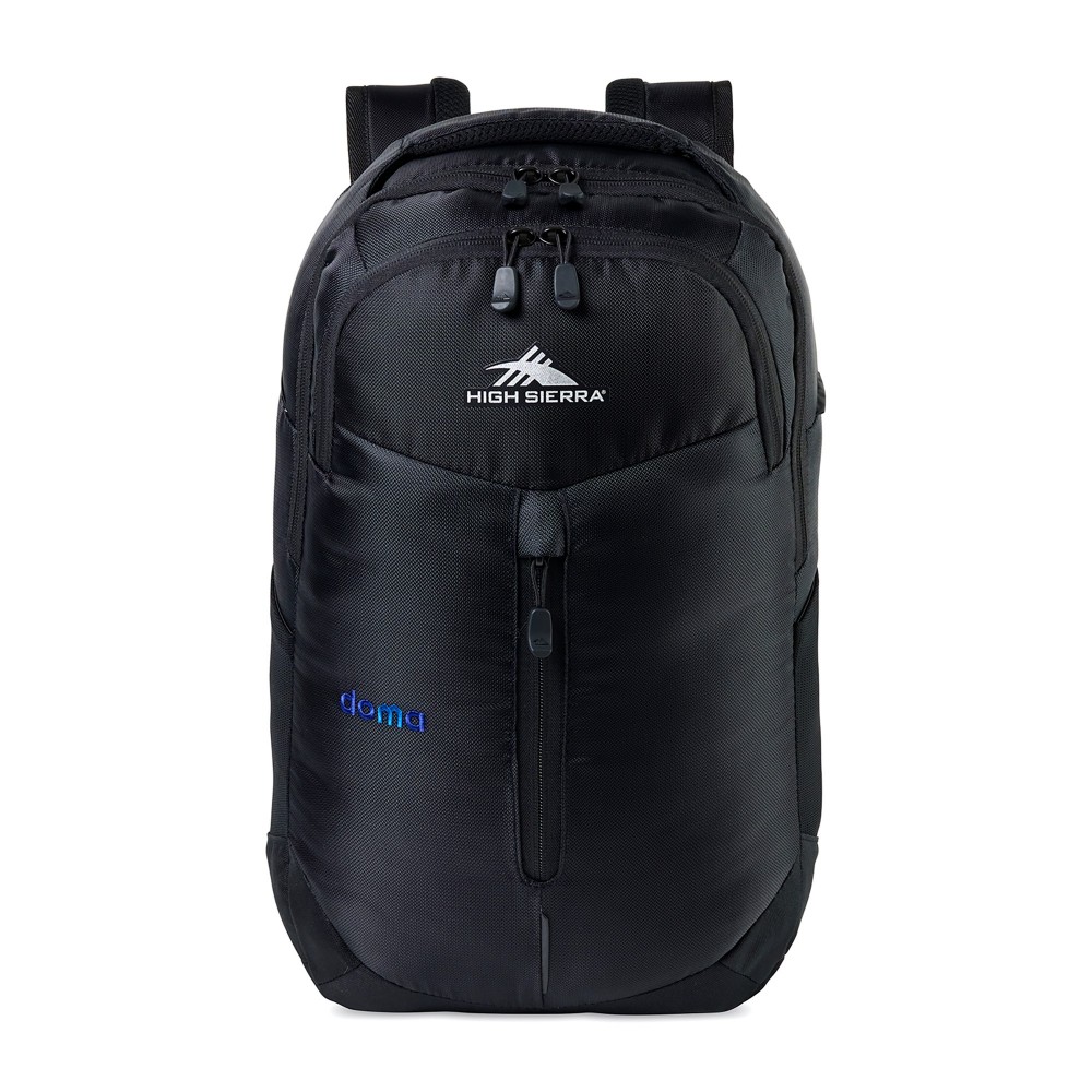 Custom High Sierra Swerve Pro Laptop Backpack - Black Custom High Sierra Swerve Pro Laptop Backpack - Black