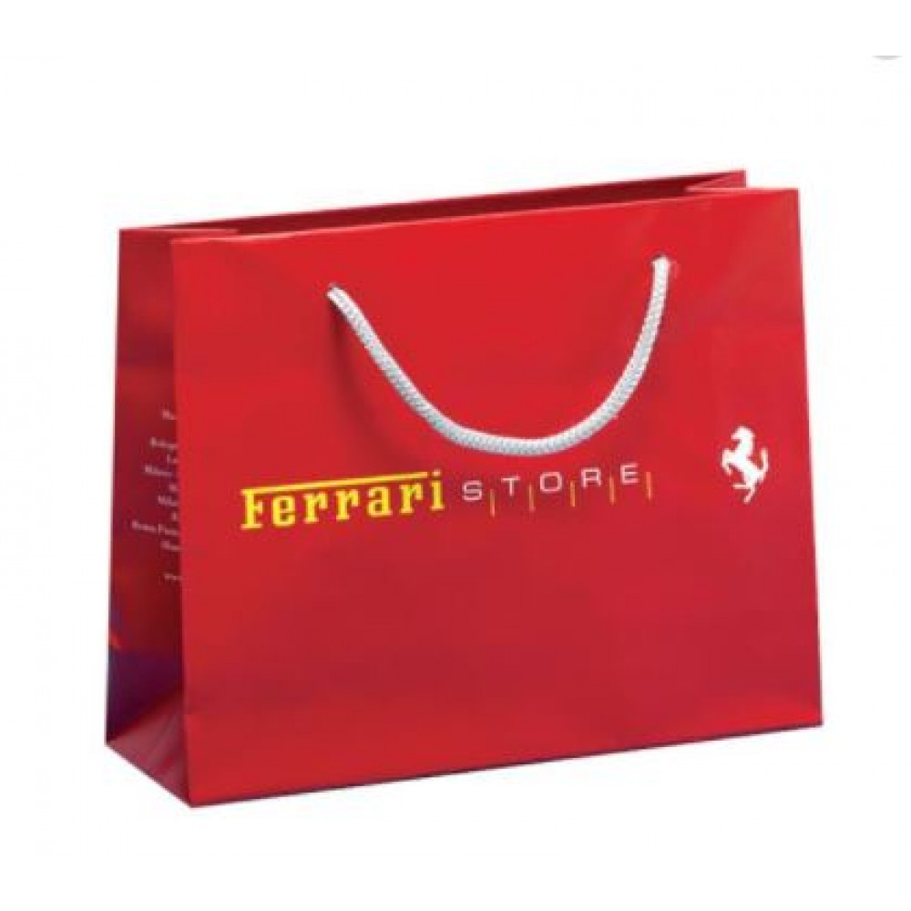LARGE Laminated Eurotote Bag - 2 Color Print (17.75" W X 12" H X 6.25" D) with Logo