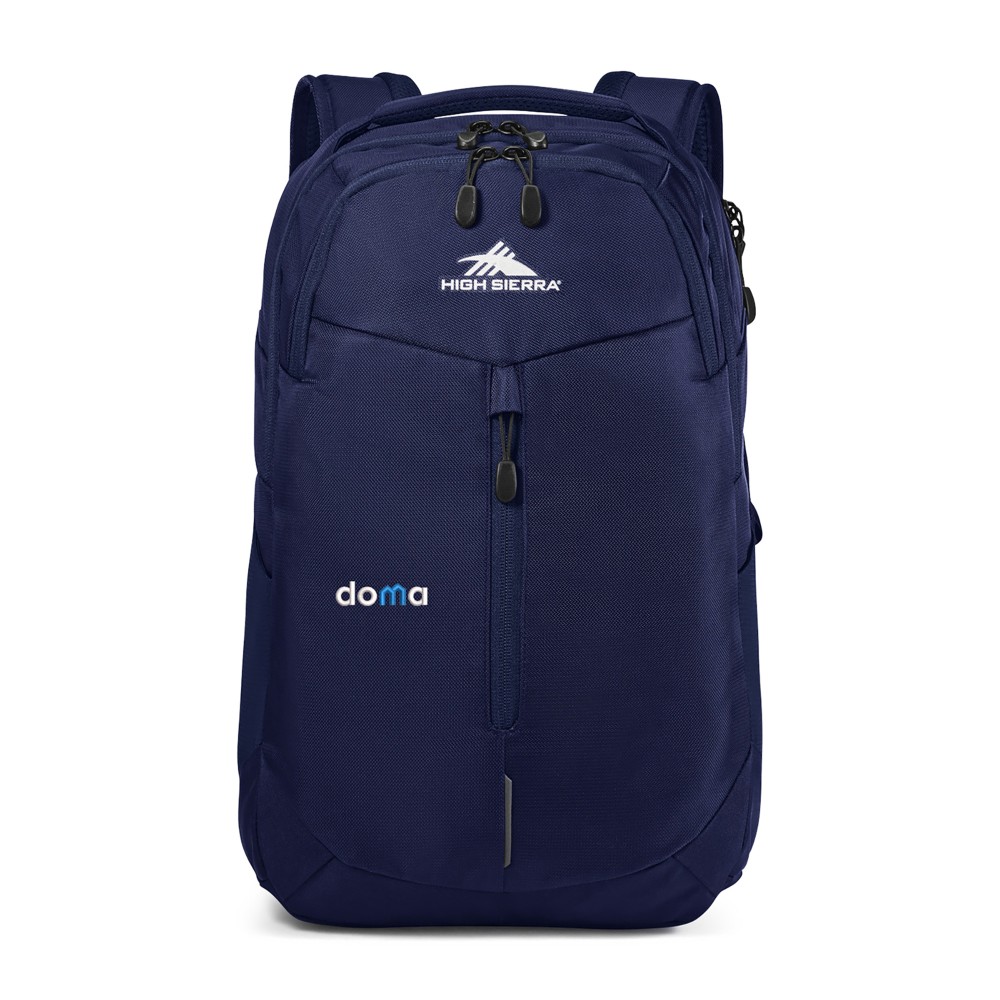 Personalized High Sierra Swerve Pro Laptop Backpack - True Navy