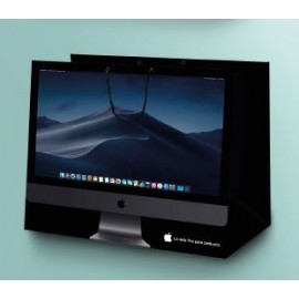 Logo Branded LARGE Laminated Eurotote Bag - Full Color Print(17.75" W X 12" H X 6.25" D)