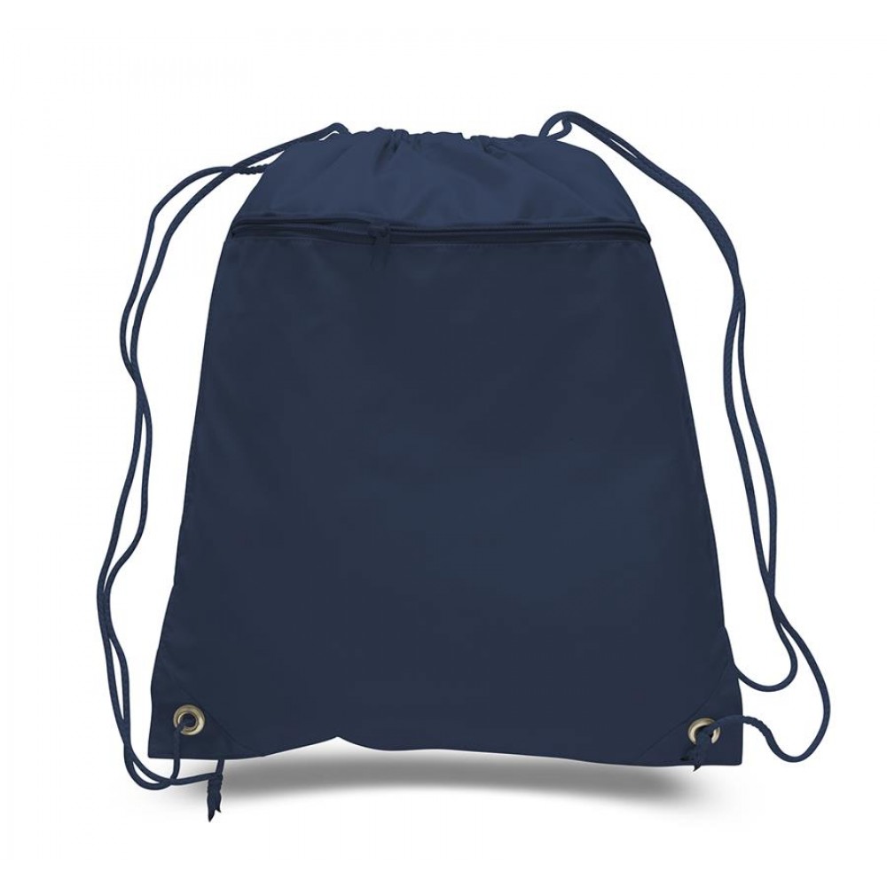 Polyester drawstring backpack with Logo