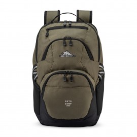 High Sierra Swoop SG Laptop Backpack - Olive with Logo