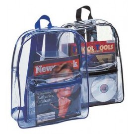 Clear Backpack with Logo  Clear Backpack with Logo