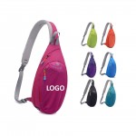 Diagonal Shoulder Hiking Travel Chest Bag with Logo