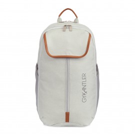 Logo Branded Mobile Office Hybrid Laptop Backpack - Quiet Grey Heather