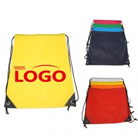 Custom Polyester Drawstring Backpack  Custom Polyester Drawstring Backpack